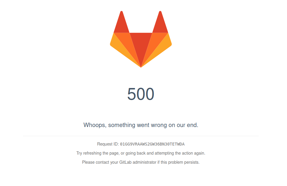 gitlab-500-error